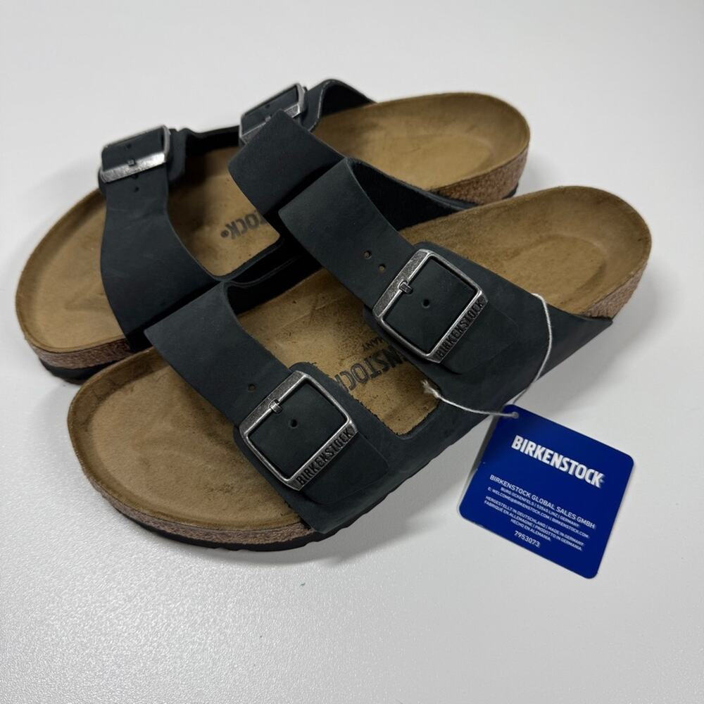NIB • Birkenstock Arizona Waxy Leather  Size: 41 L10/M8- Normal Width